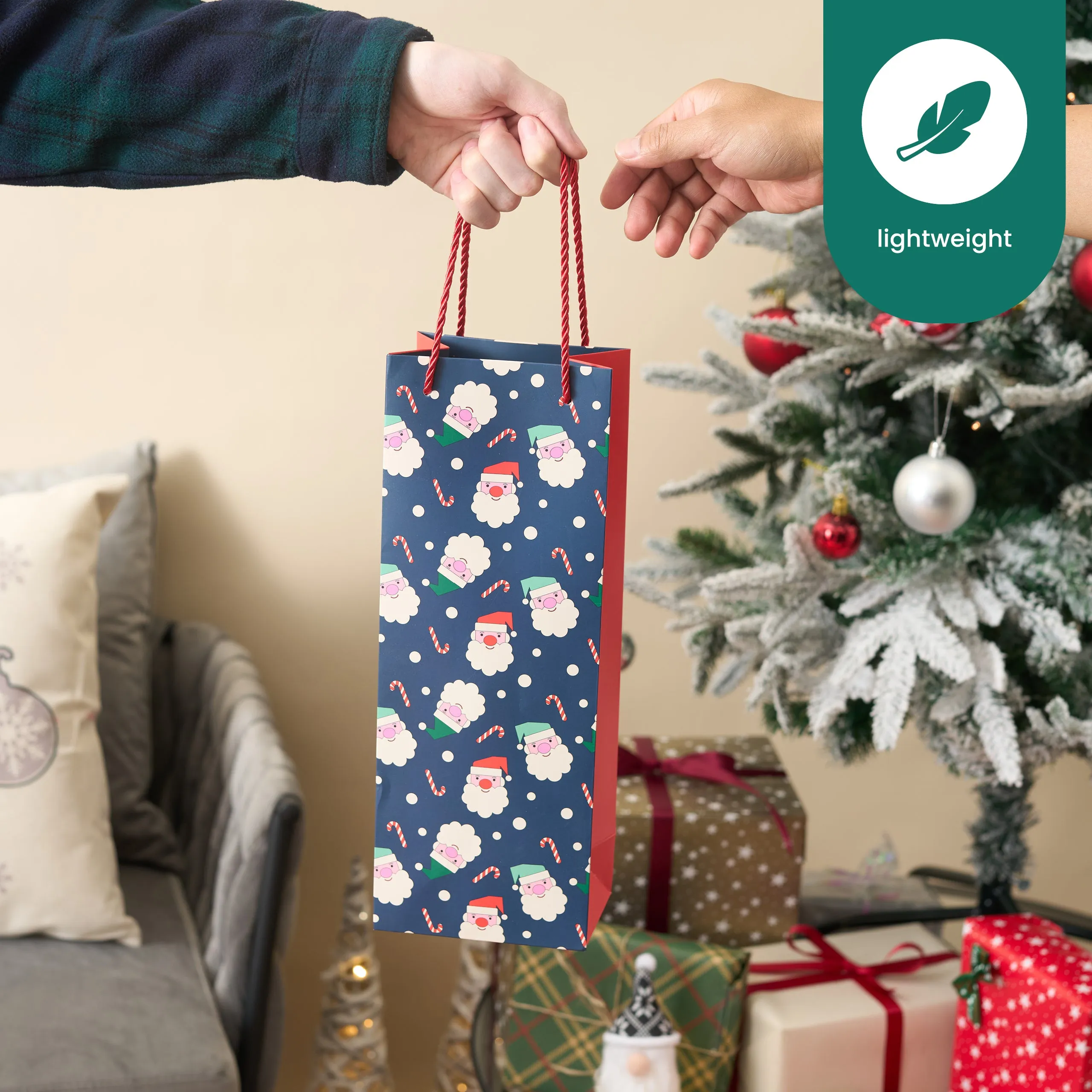 Christmas Wine Bottle Gift Bags