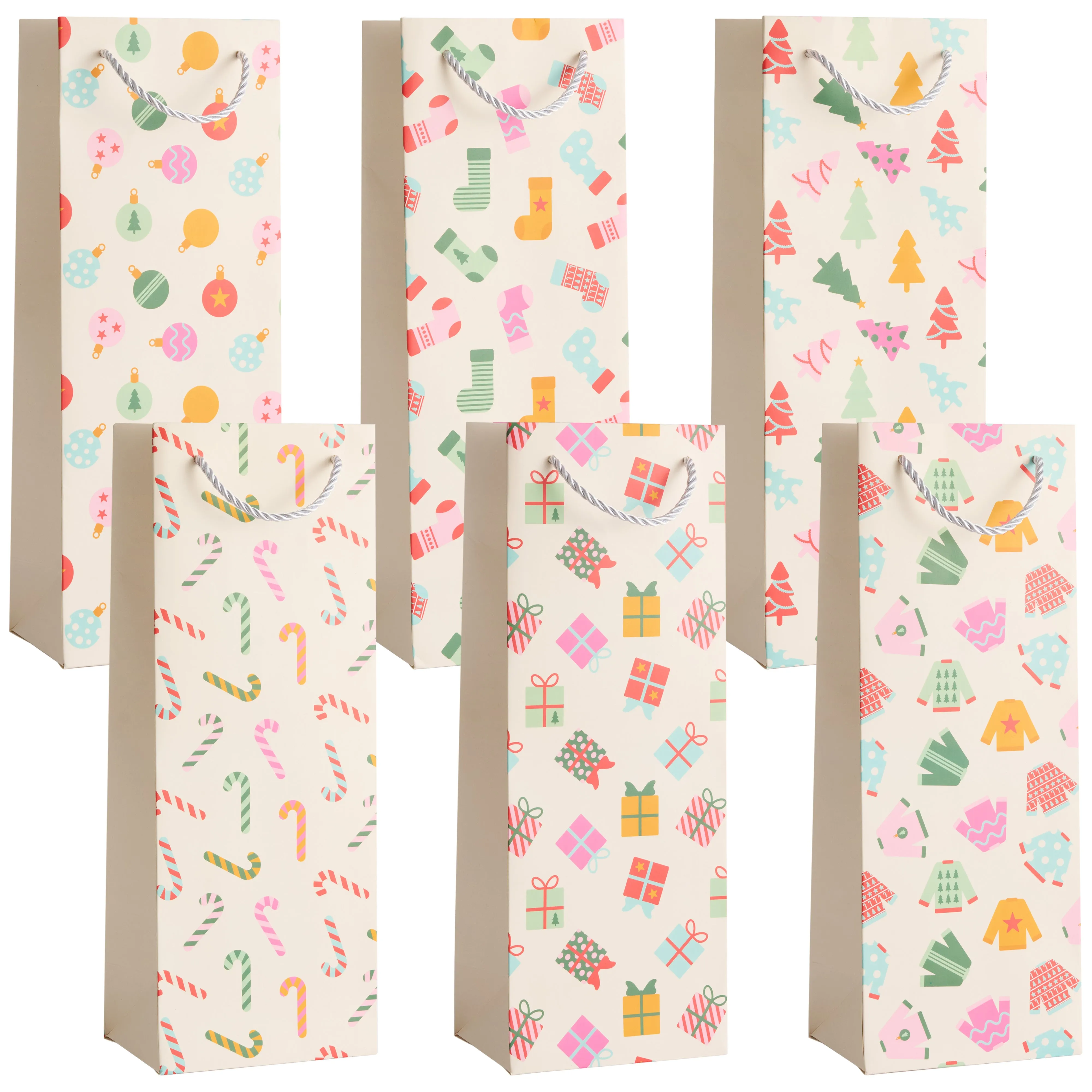 Christmas Wine Bottle Gift Bags