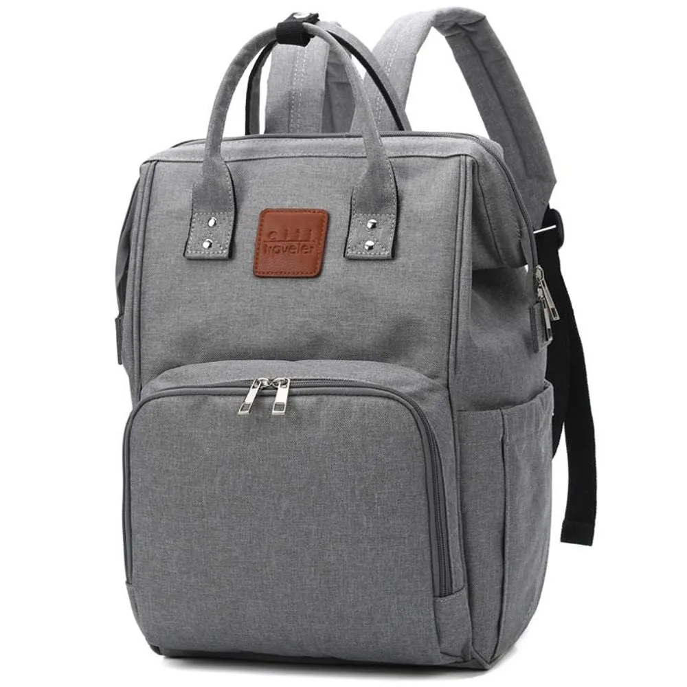 Citi Traveler Diaper Bag - Grey