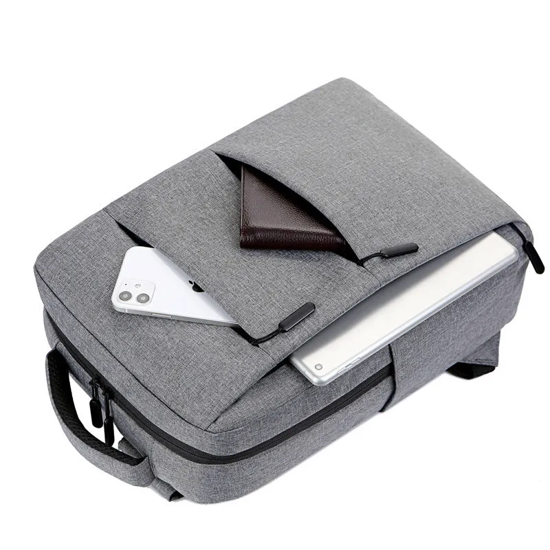Cloth Double Zipper Waterproof Computer Business Backpacks