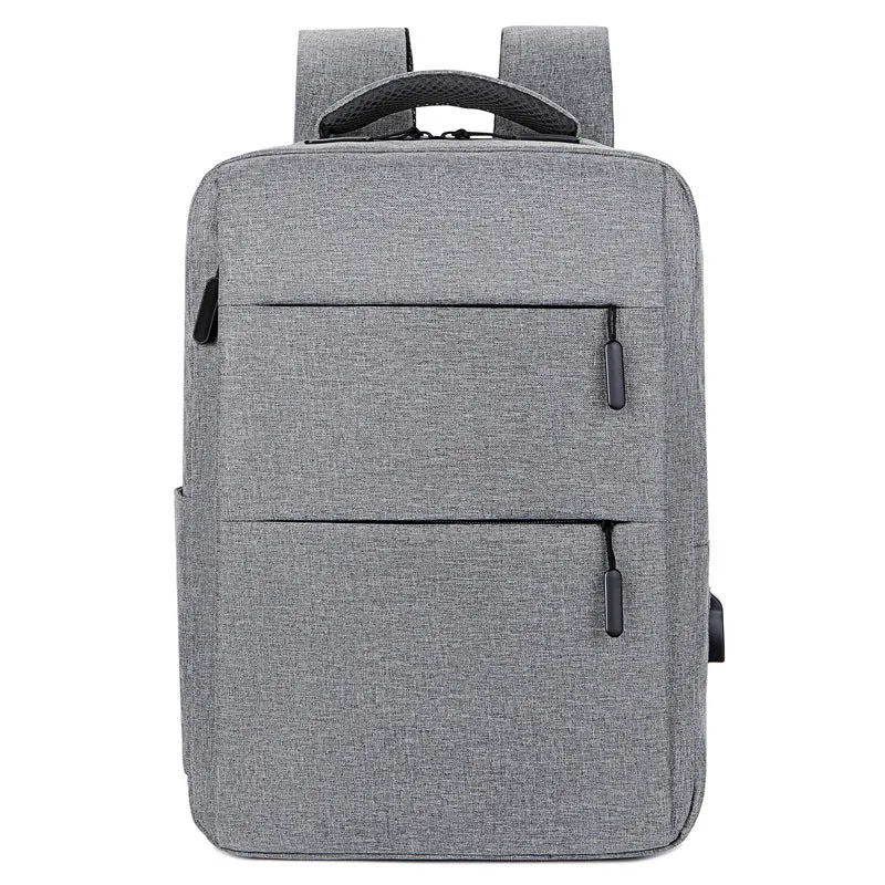 Cloth Double Zipper Waterproof Computer Business Backpacks