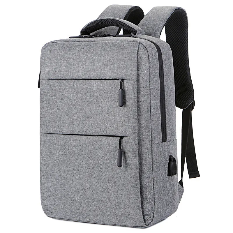 Cloth Double Zipper Waterproof Computer Business Backpacks