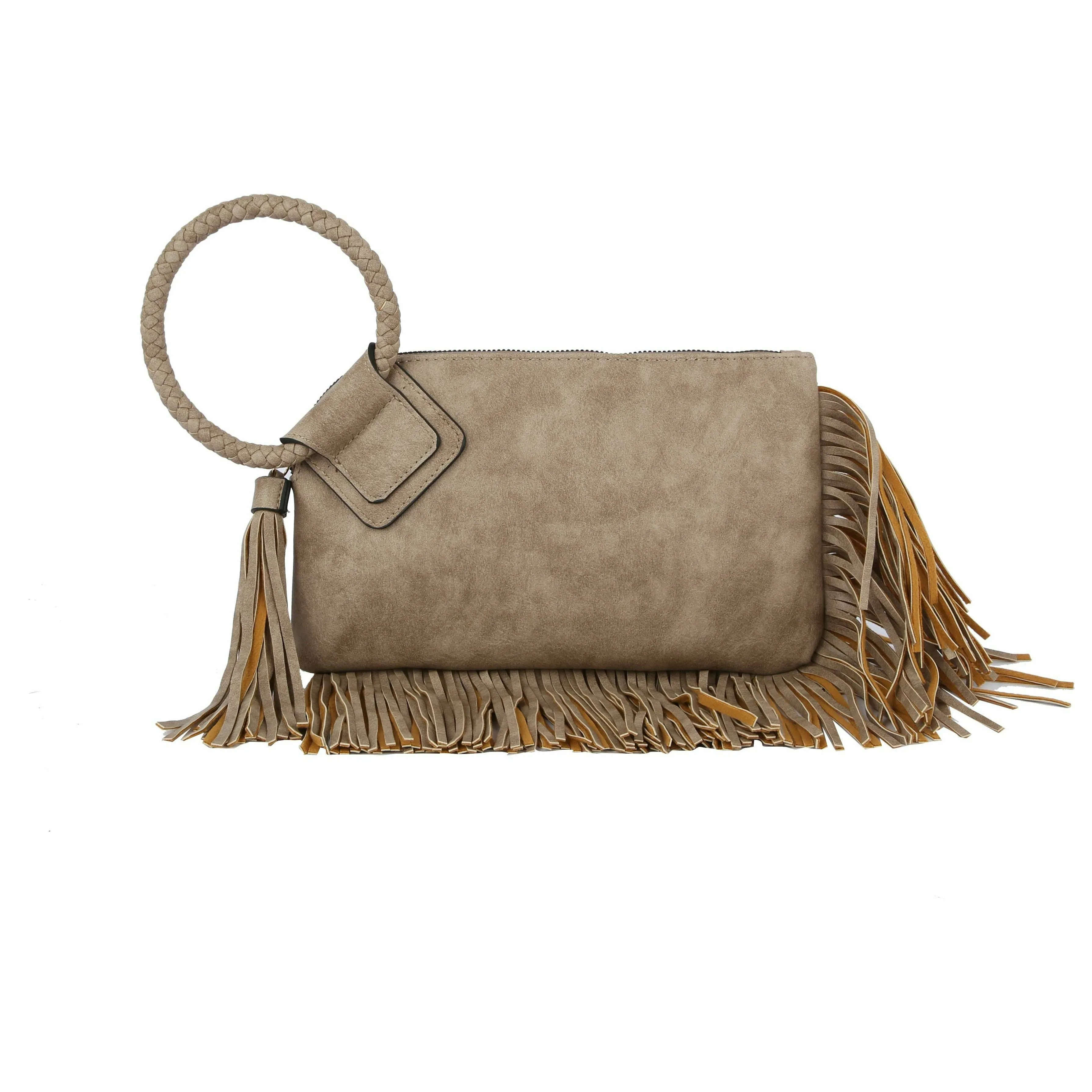 Clutch  Fringed Wristlet Evening Bags Purse Wallet For Women
