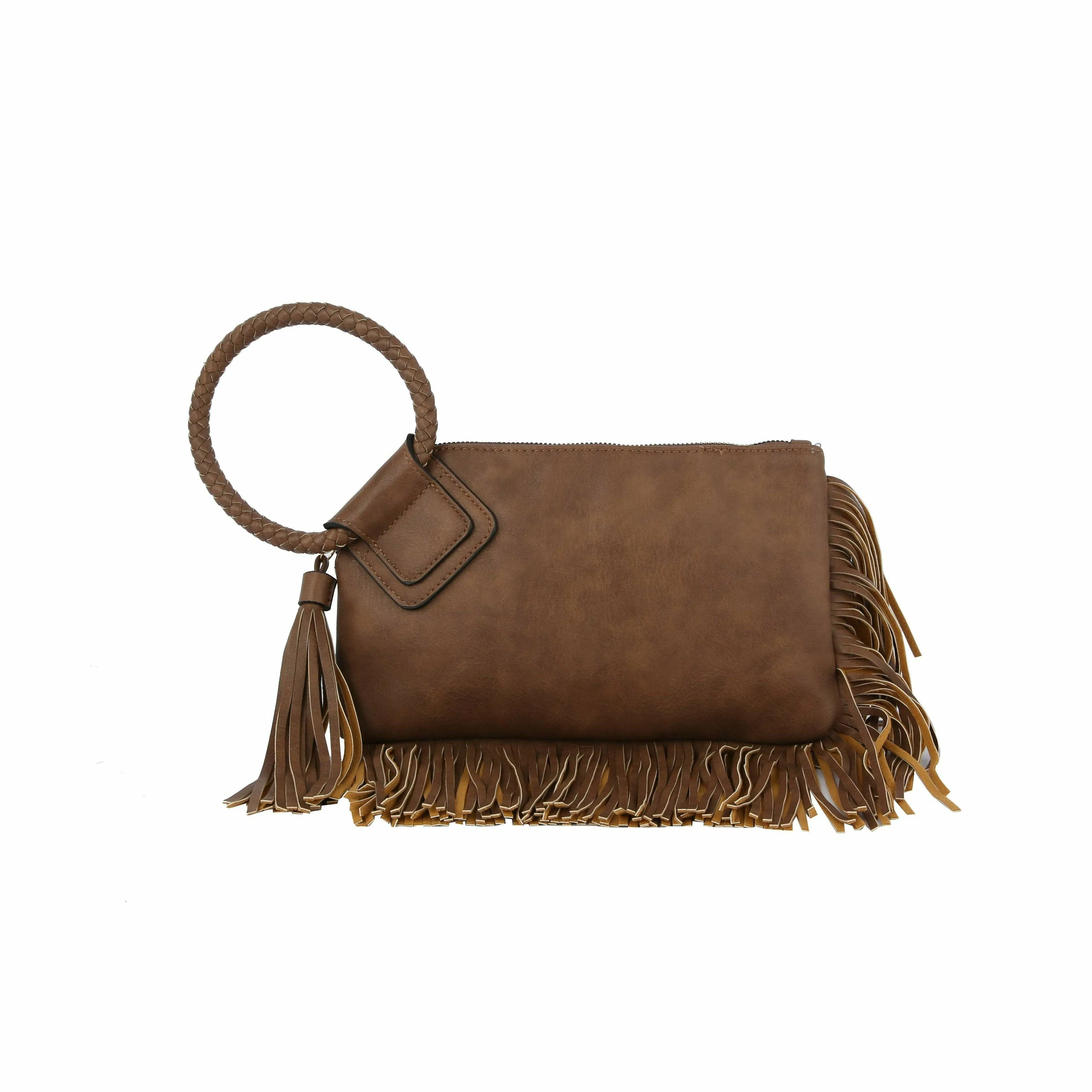 Clutch  Fringed Wristlet Evening Bags Purse Wallet For Women