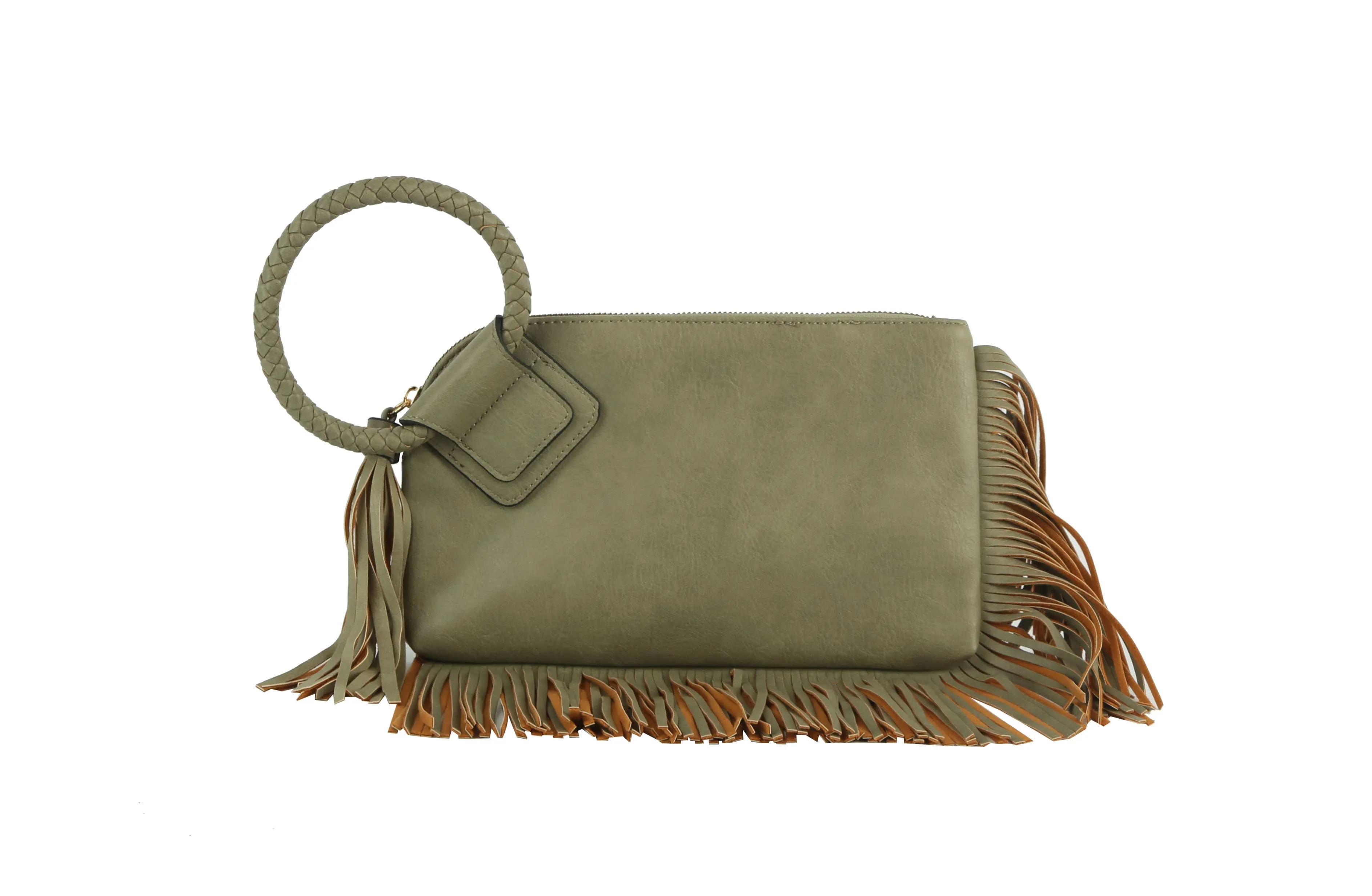 Clutch  Fringed Wristlet Evening Bags Purse Wallet For Women