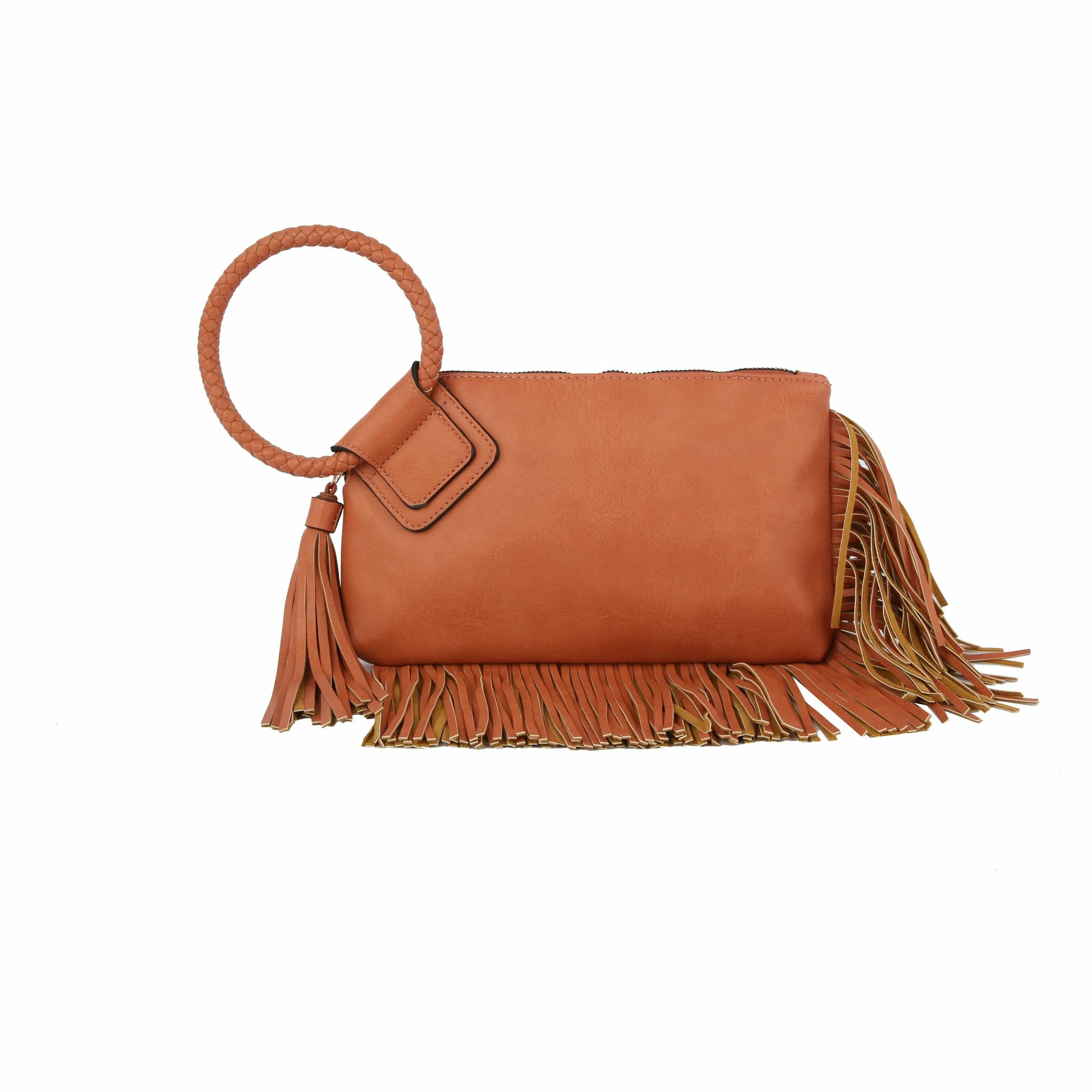 Clutch  Fringed Wristlet Evening Bags Purse Wallet For Women