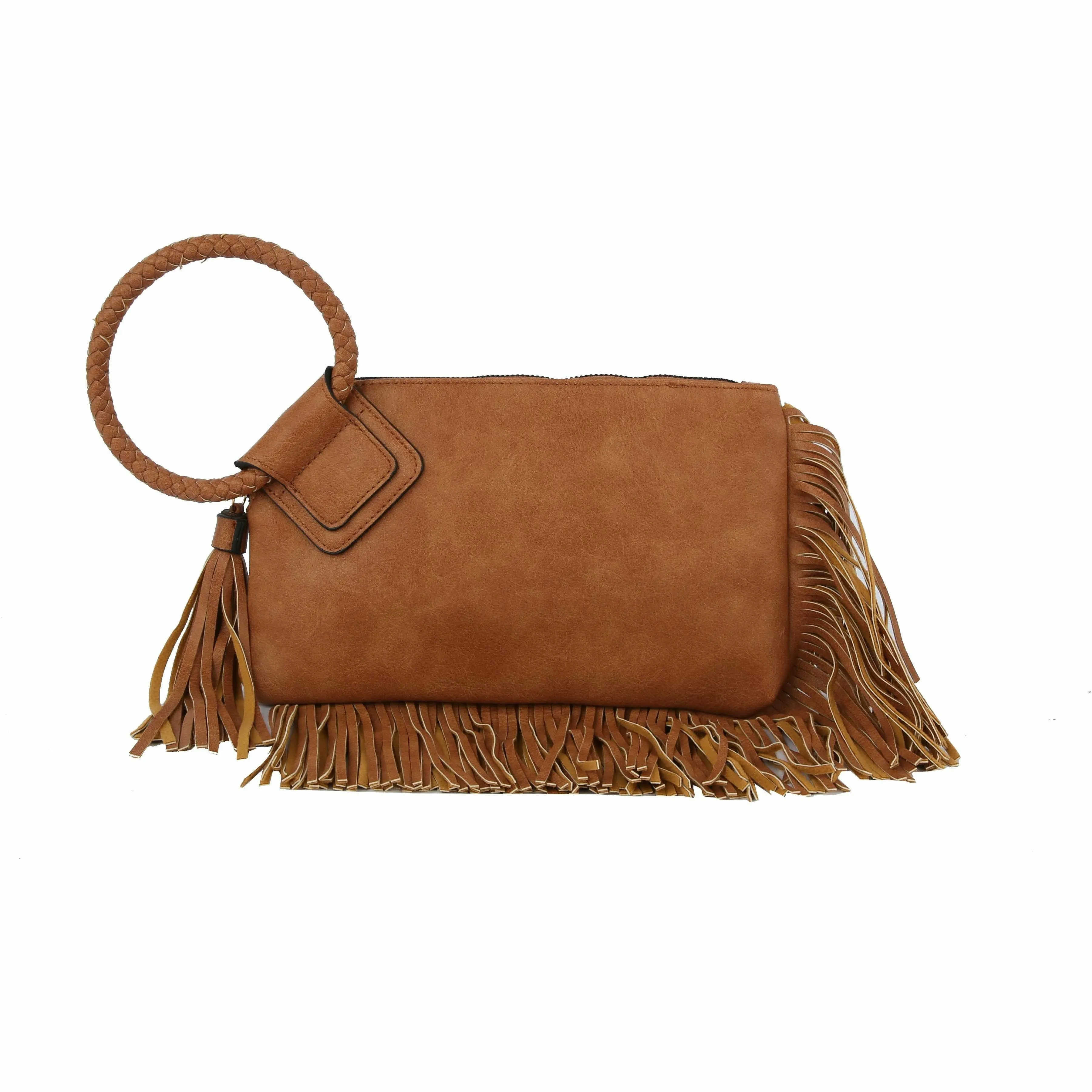 Clutch  Fringed Wristlet Evening Bags Purse Wallet For Women