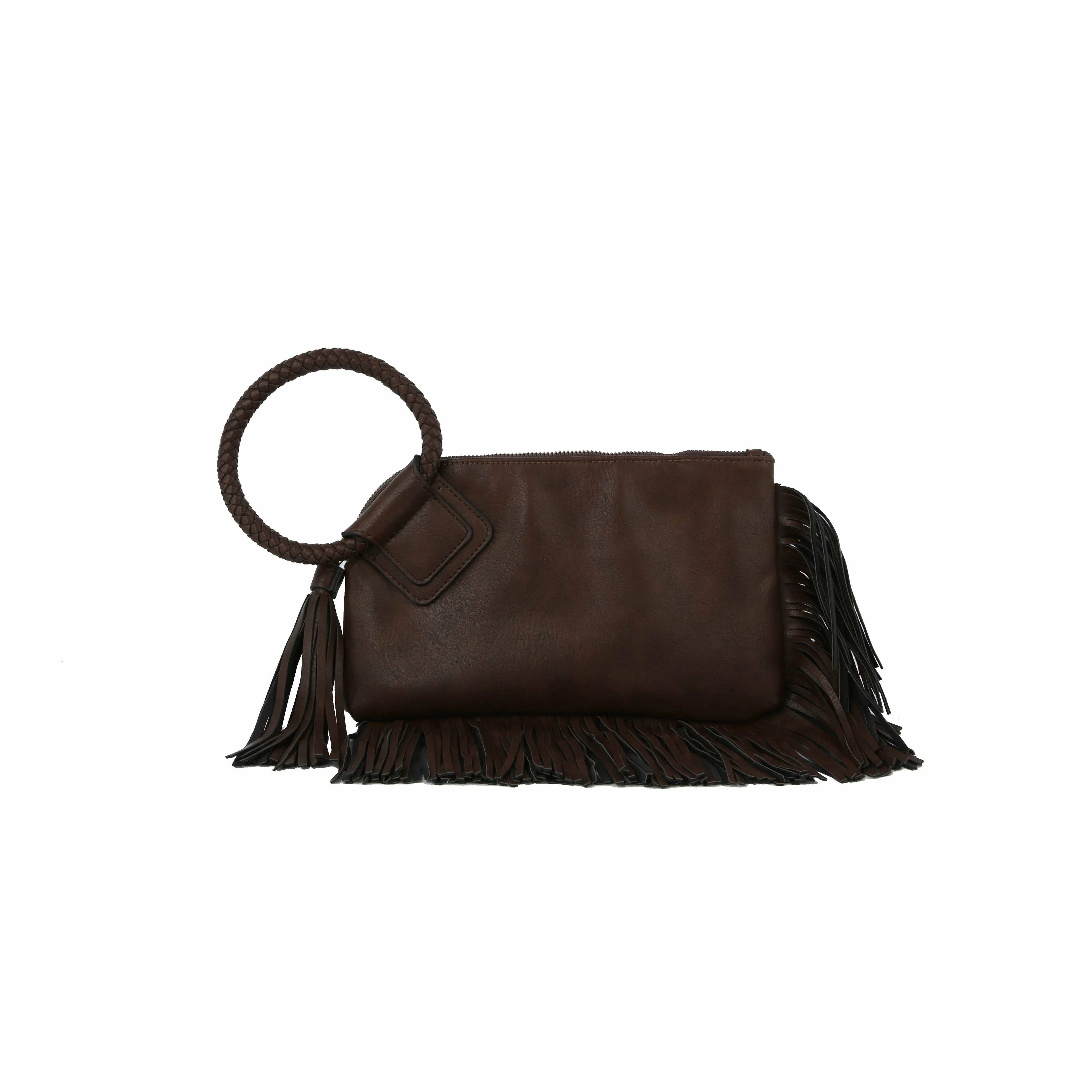 Clutch  Fringed Wristlet Evening Bags Purse Wallet For Women