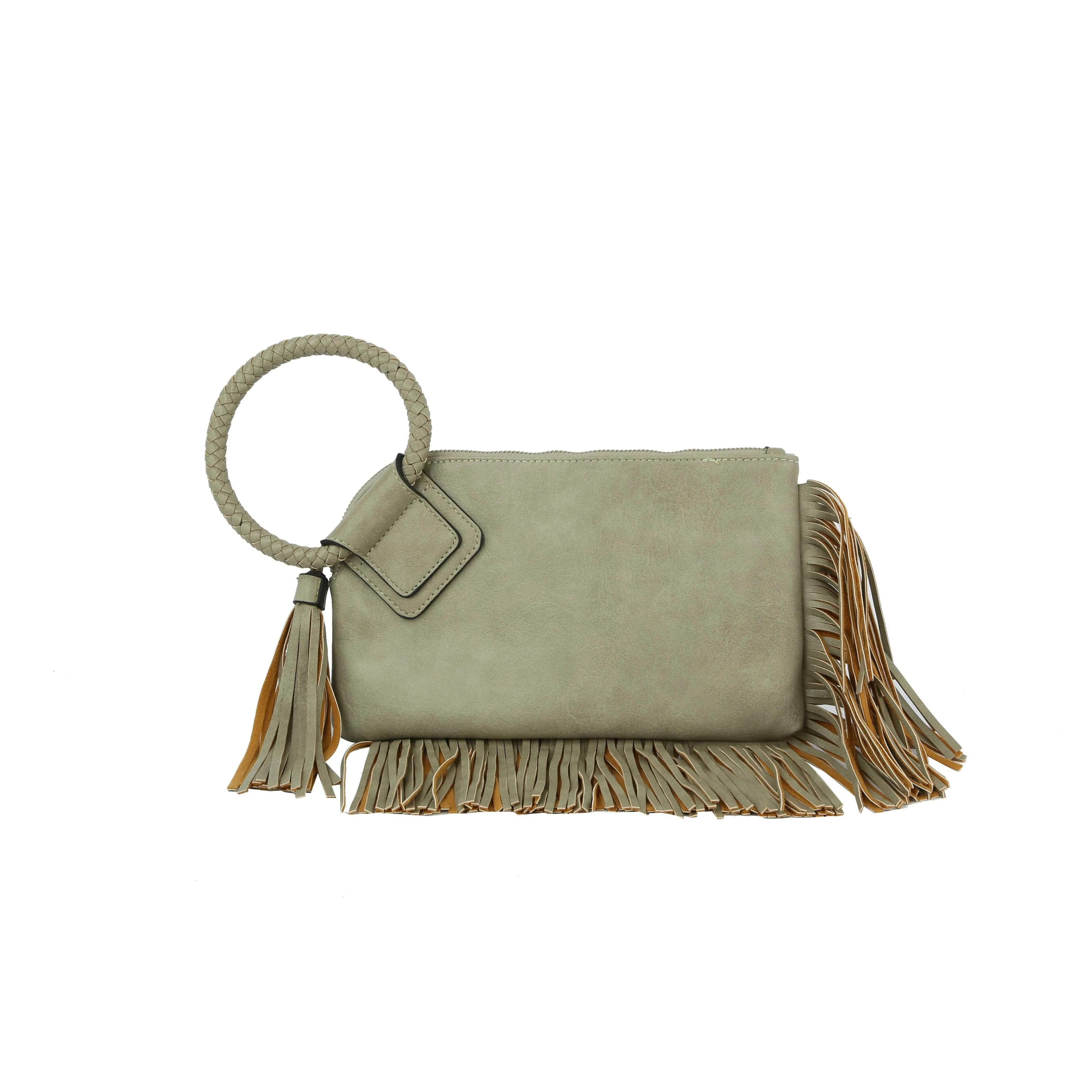 Clutch  Fringed Wristlet Evening Bags Purse Wallet For Women