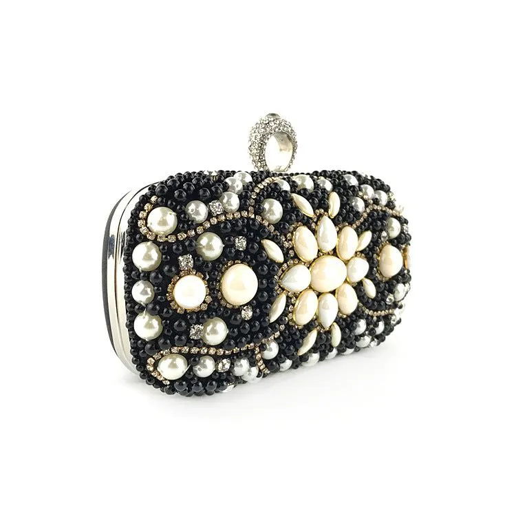 Clutch Party Evening Bag Wedding Purse Crystal Chain Shoulder Bag