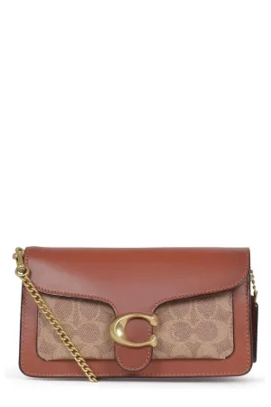 Coach Tabby Signature Chain Clutch Bag
