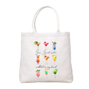 Cocktail In My Hand Tote Bag