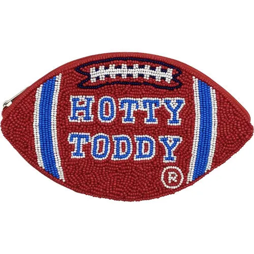 Collegiate Beaded Coin Pouch