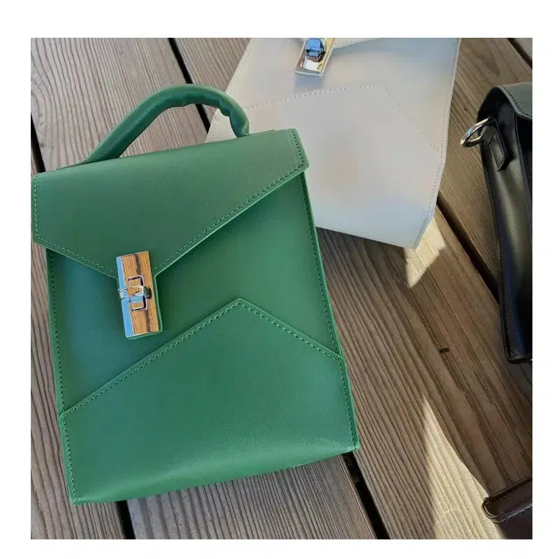 Compact Leather Handbag