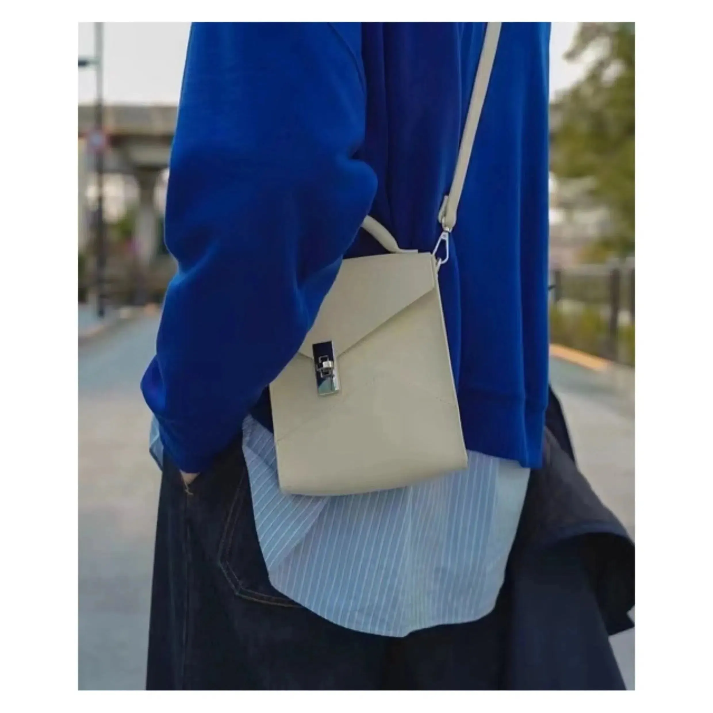 Compact Leather Handbag