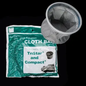 Compact Tristar Cloth Bag With Metal Ring