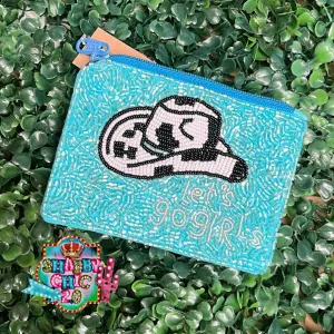 Cowprint Hat Beaded Bag