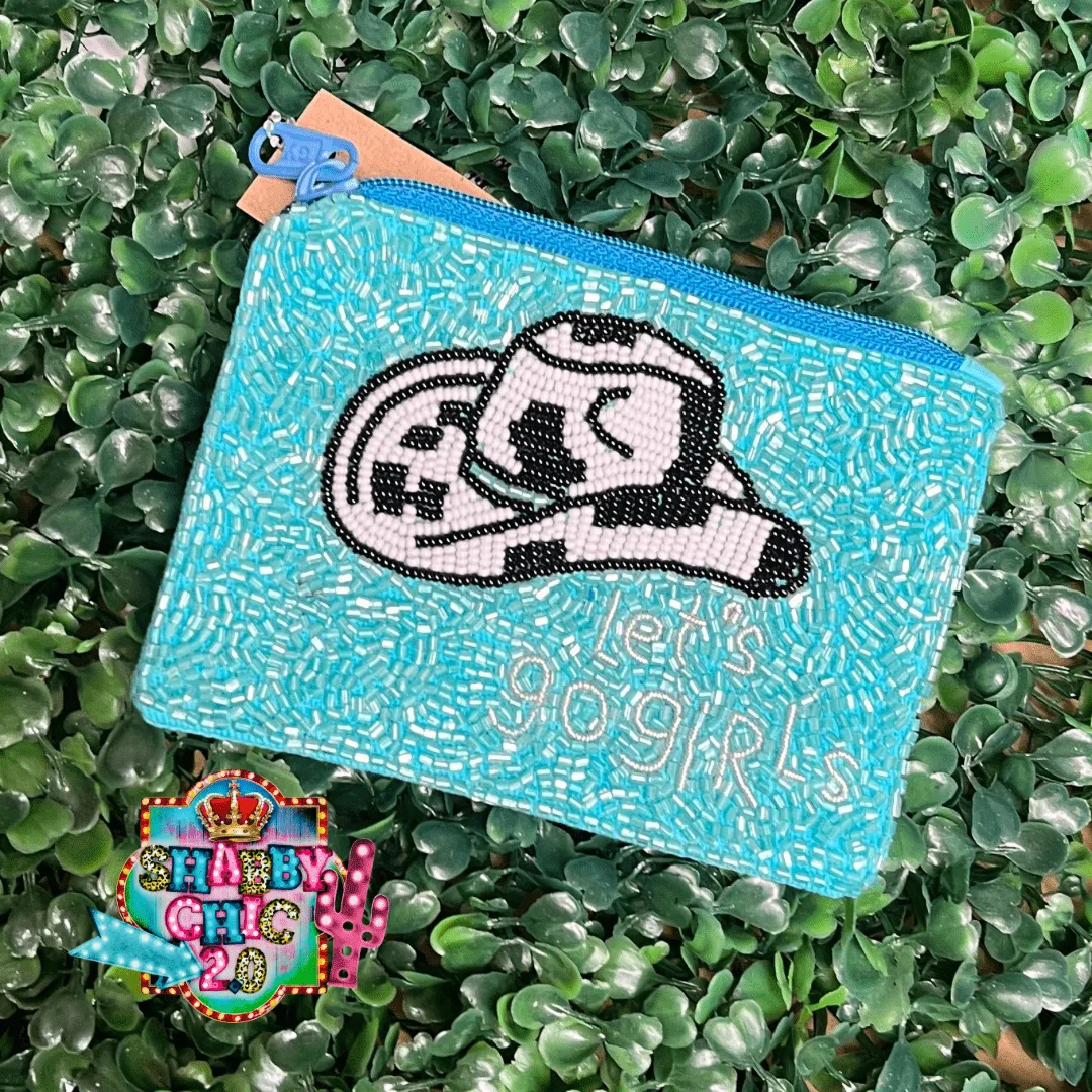 Cowprint Hat Beaded Bag