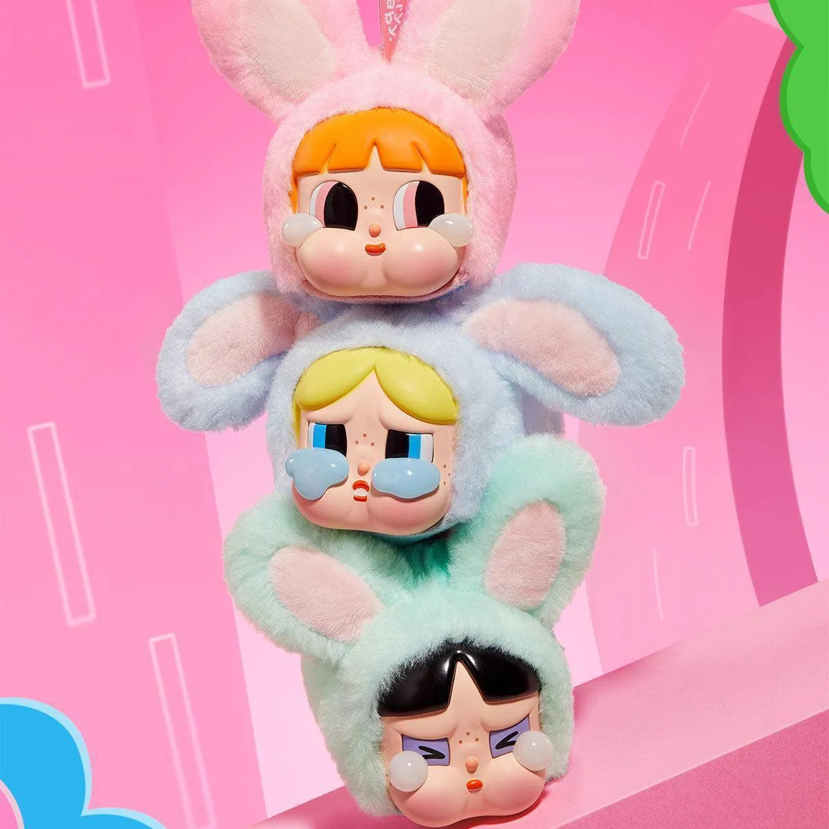 Crybaby x Powerpuff Girls Vinyl Face Plush
