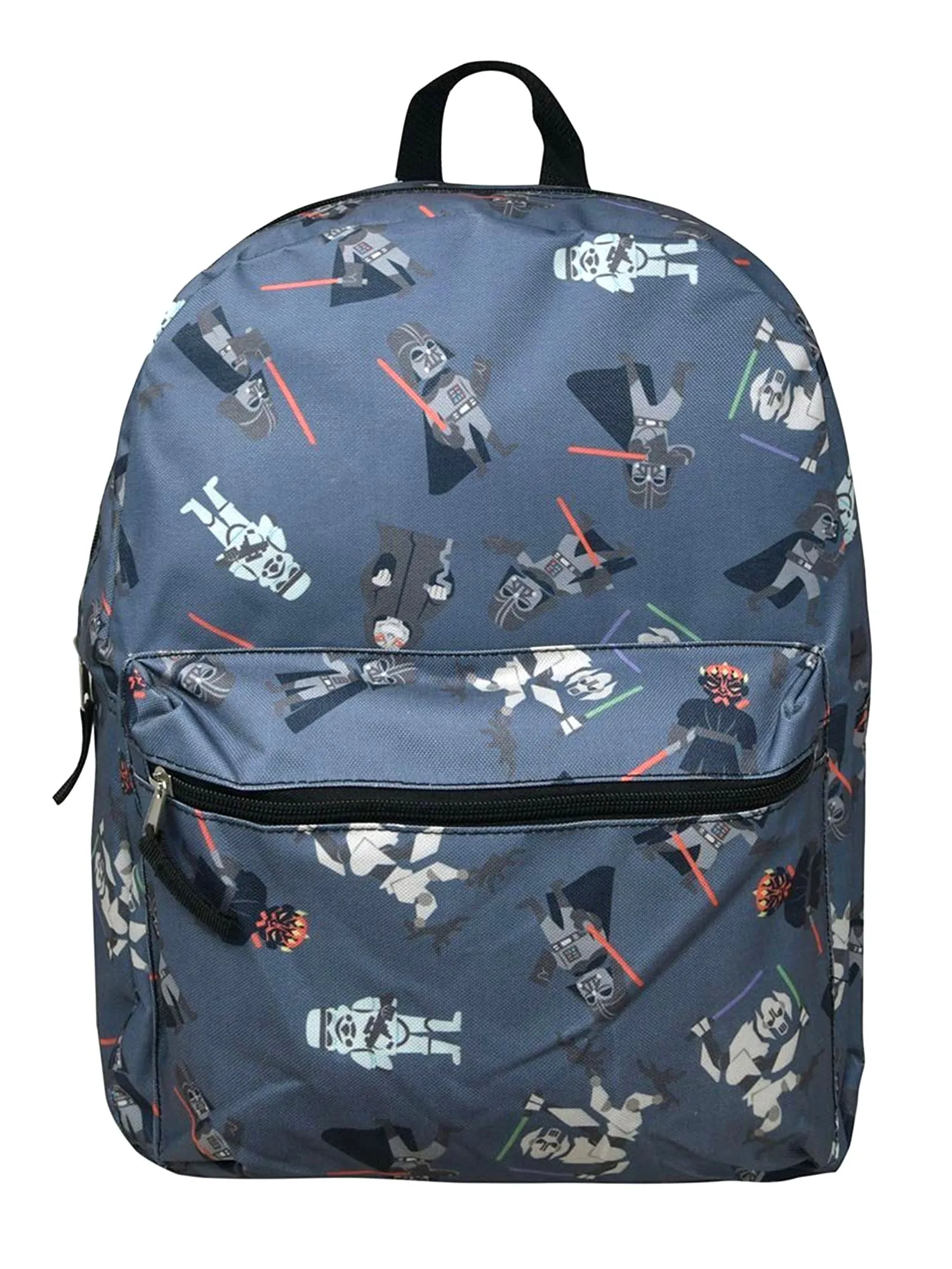 Darth Vader Backpack 16" Star Wars Dark Side w/ Sliding Pencil Case Set
