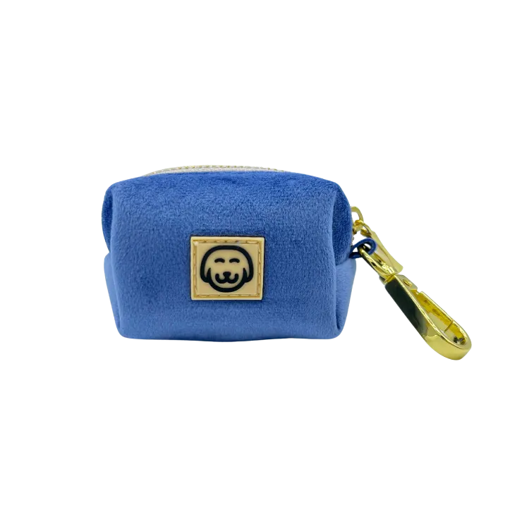 Denim Velvet - Dog Poop Bag Holder