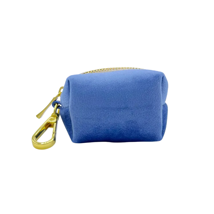 Denim Velvet - Dog Poop Bag Holder