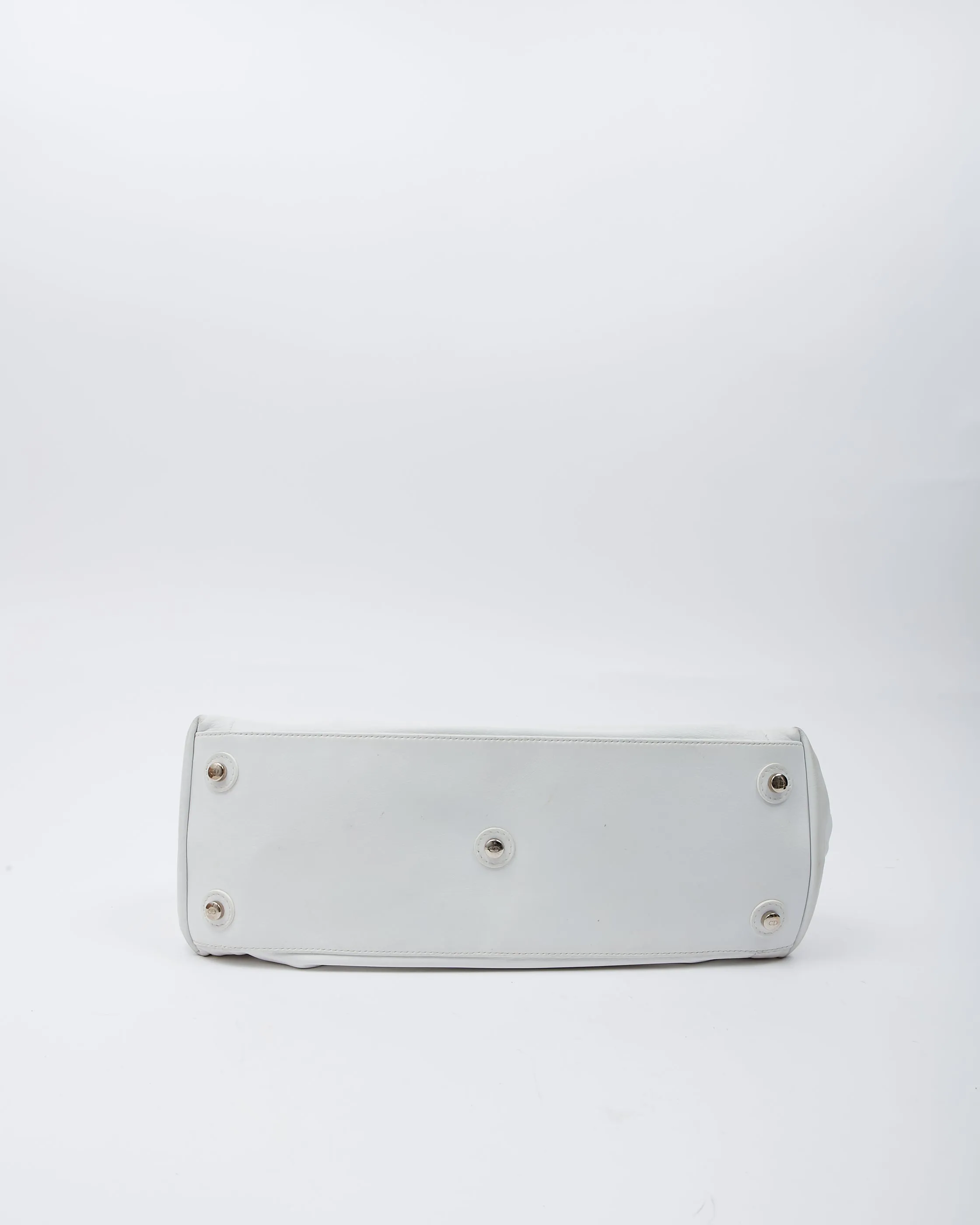 Dior White Leather Le Trente Shoulder bag