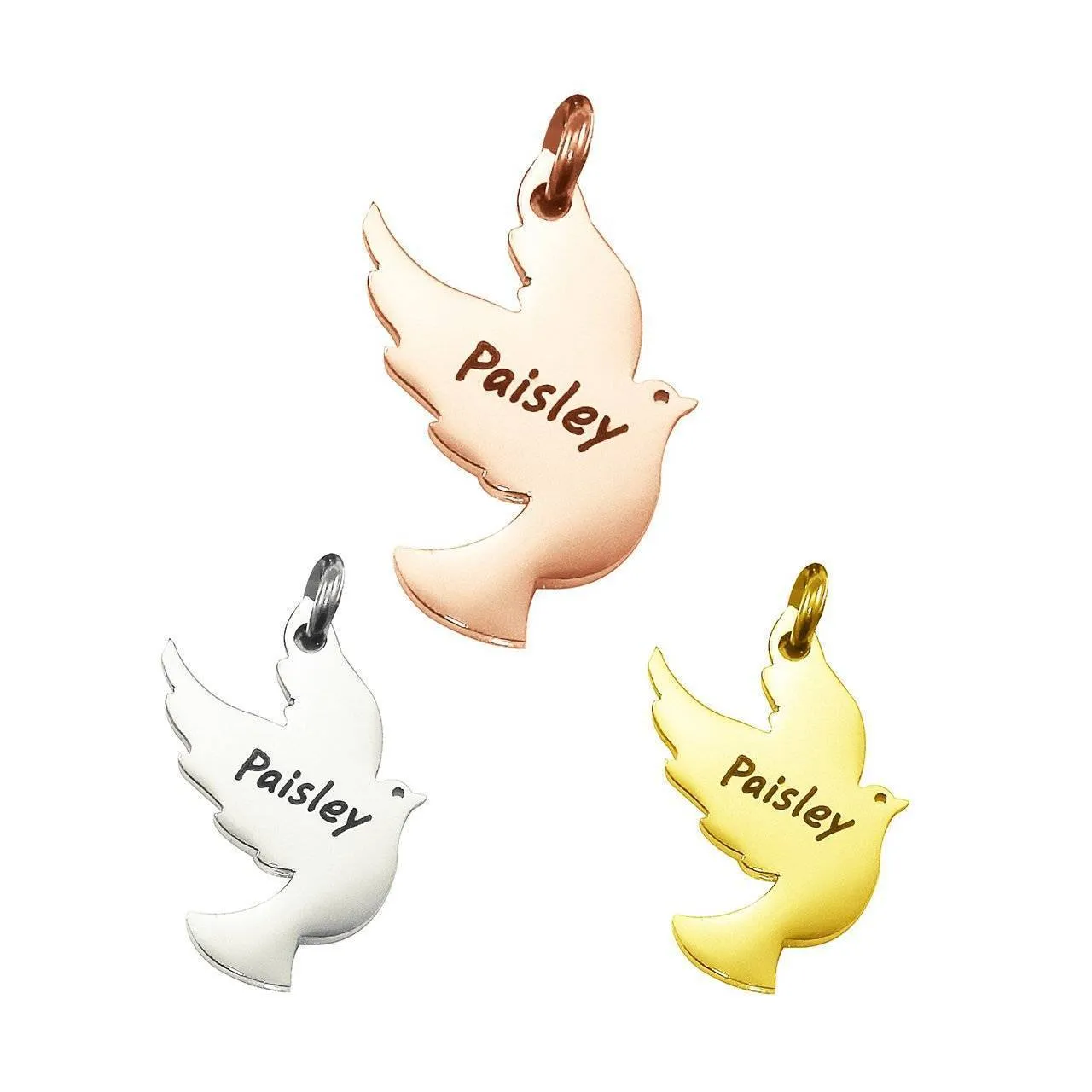 Dove Charm for Keyring