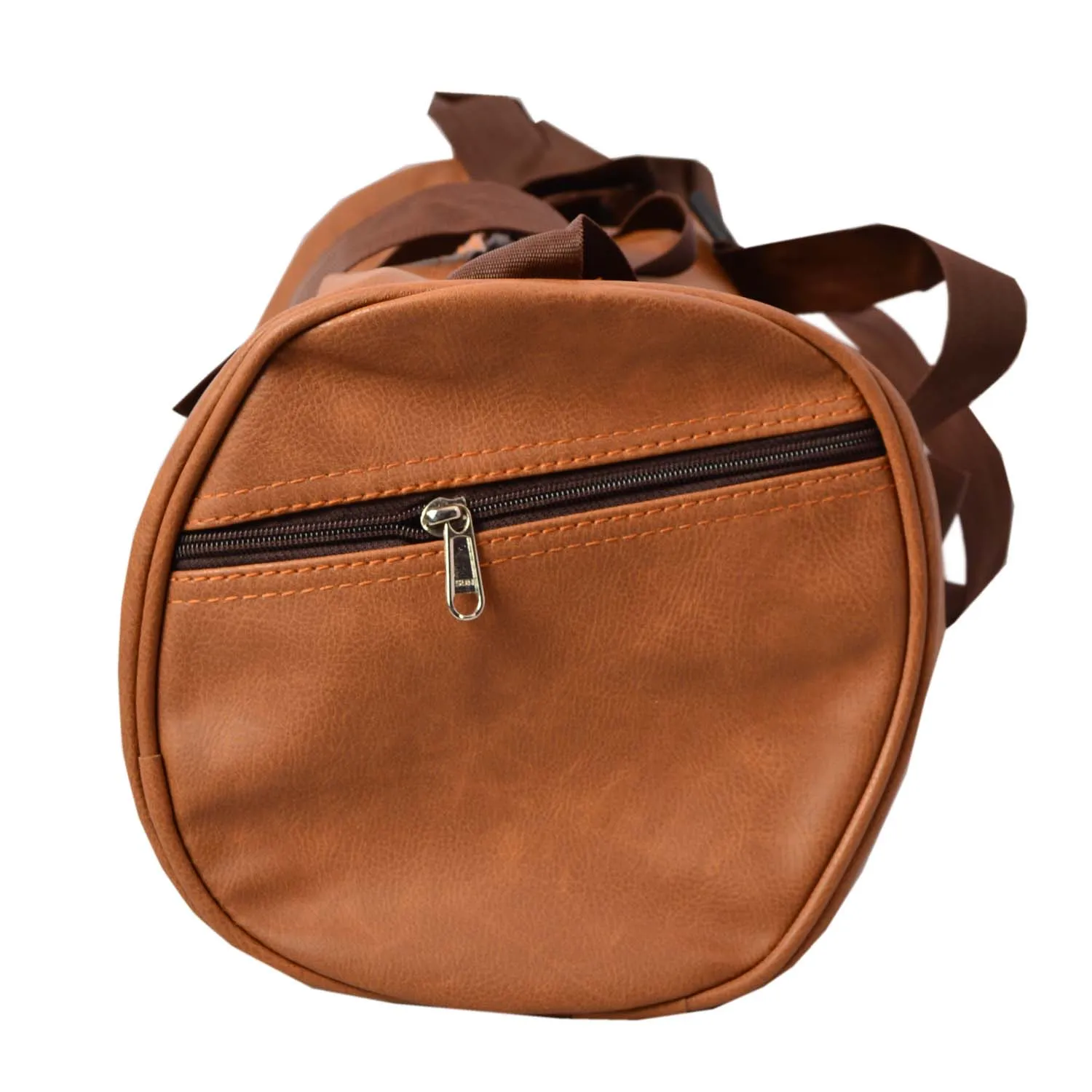 Duffle Gym Bag .(DarkBrown/Light Brown/ Black)