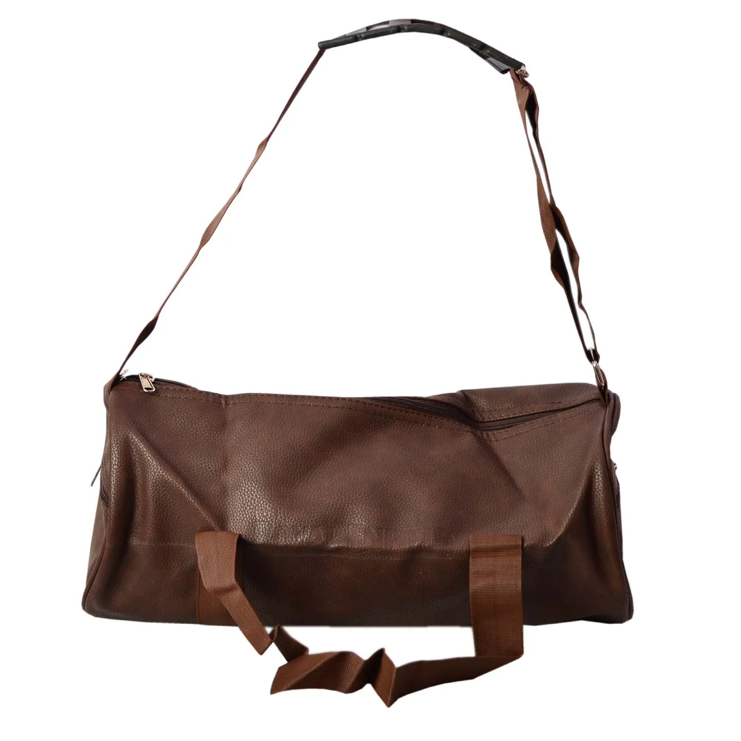 Duffle Gym Bag .(DarkBrown/Light Brown/ Black)