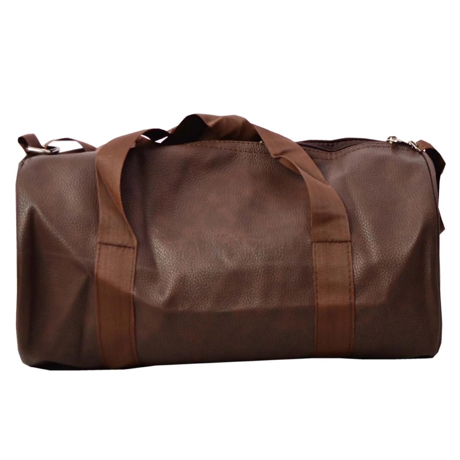 Duffle Gym Bag .(DarkBrown/Light Brown/ Black)