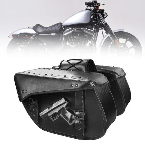 Durable Motorcycle Saddle Bags - Stylish Storage Space
