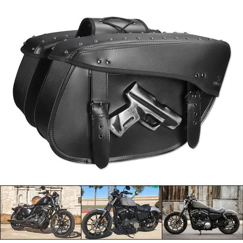 Durable Motorcycle Saddle Bags - Stylish Storage Space