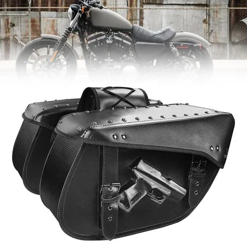 Durable Motorcycle Saddle Bags - Stylish Storage Space