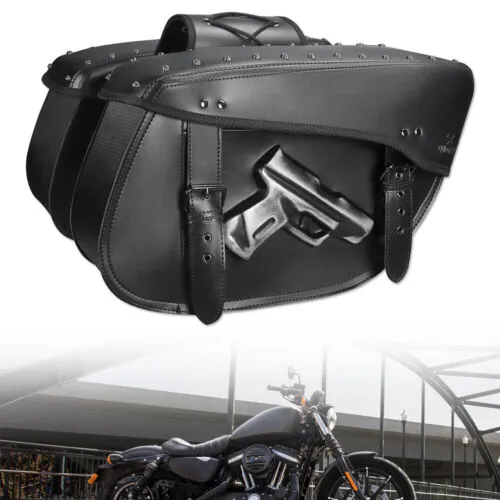 Durable Motorcycle Saddle Bags - Stylish Storage Space