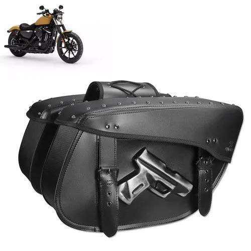 Durable Motorcycle Saddle Bags - Stylish Storage Space