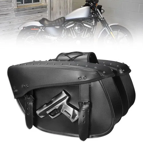 Durable Motorcycle Saddle Bags - Stylish Storage Space