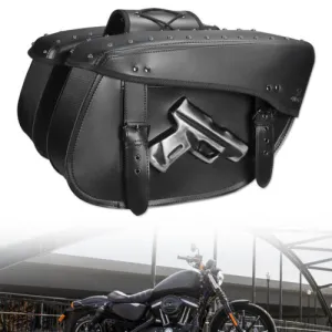 Durable Motorcycle Saddle Bags - Stylish Storage Space