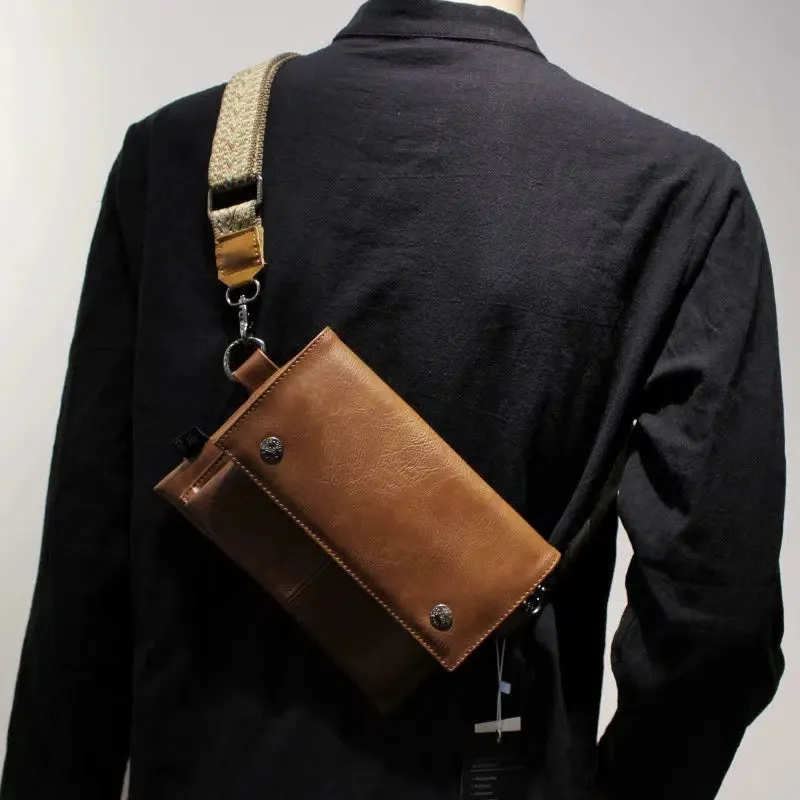 Elegant Leather Crossbody Purse