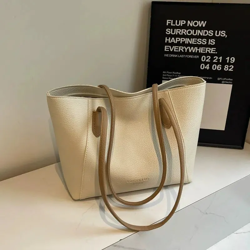 Elegant Leather Tote Bag