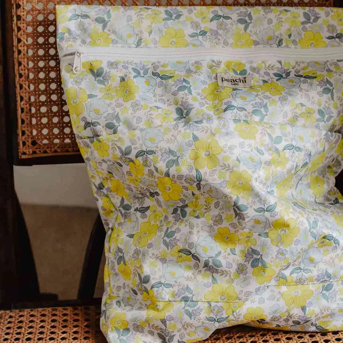 Elsie Ditsy Yellow Wet Bag
