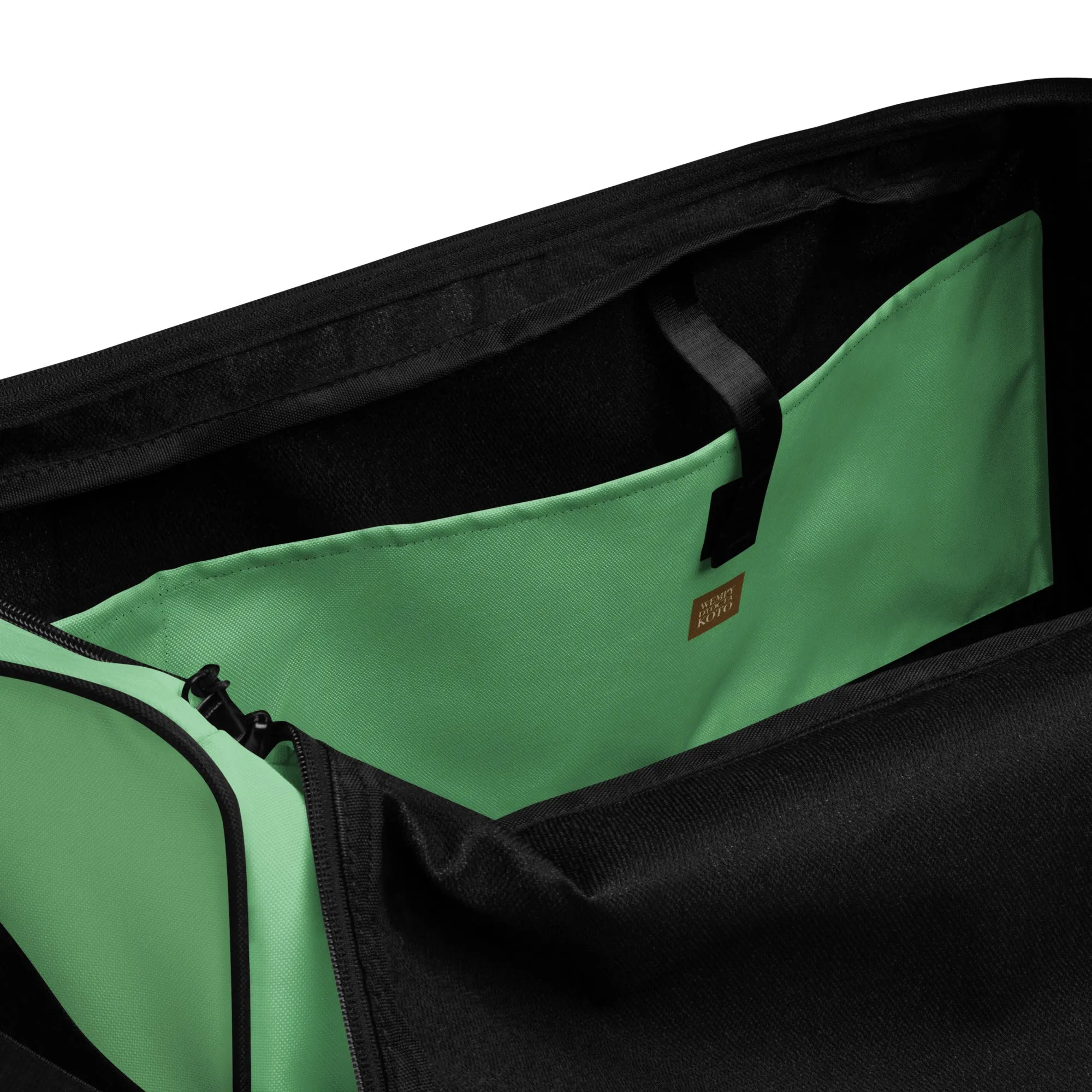 Emerald White - Sustainably Made Duffle Bag