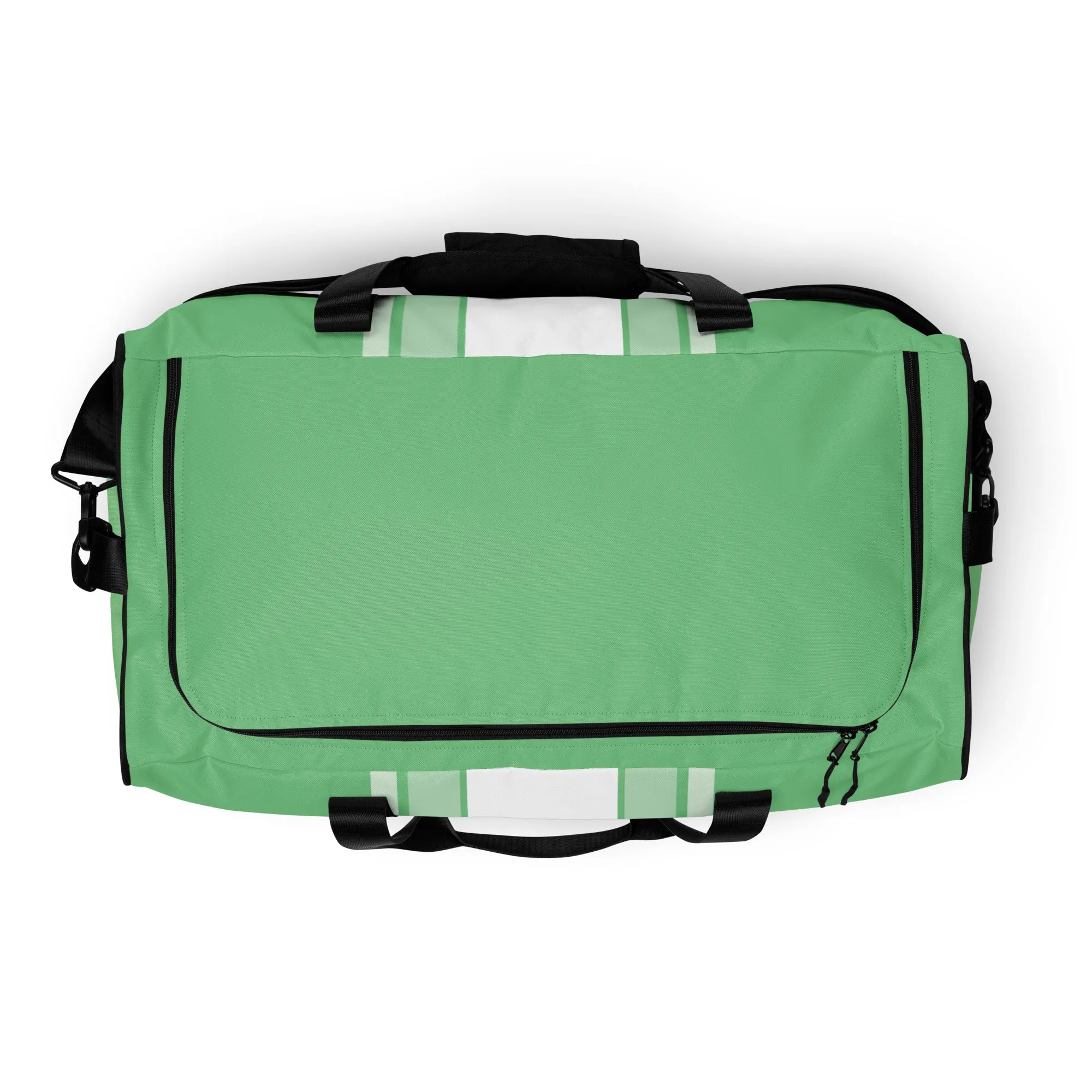 Emerald White - Sustainably Made Duffle Bag
