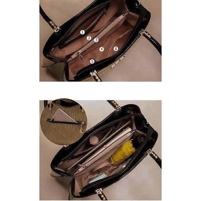 European Fashion Simple Stripe Handbags Women Bags Women Leather Handbags Ladies Totes Bolsa