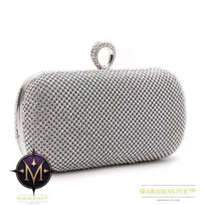 Evening Clutch Bags Diamond-Studded Evening Bag With Chain Shoulder Bag