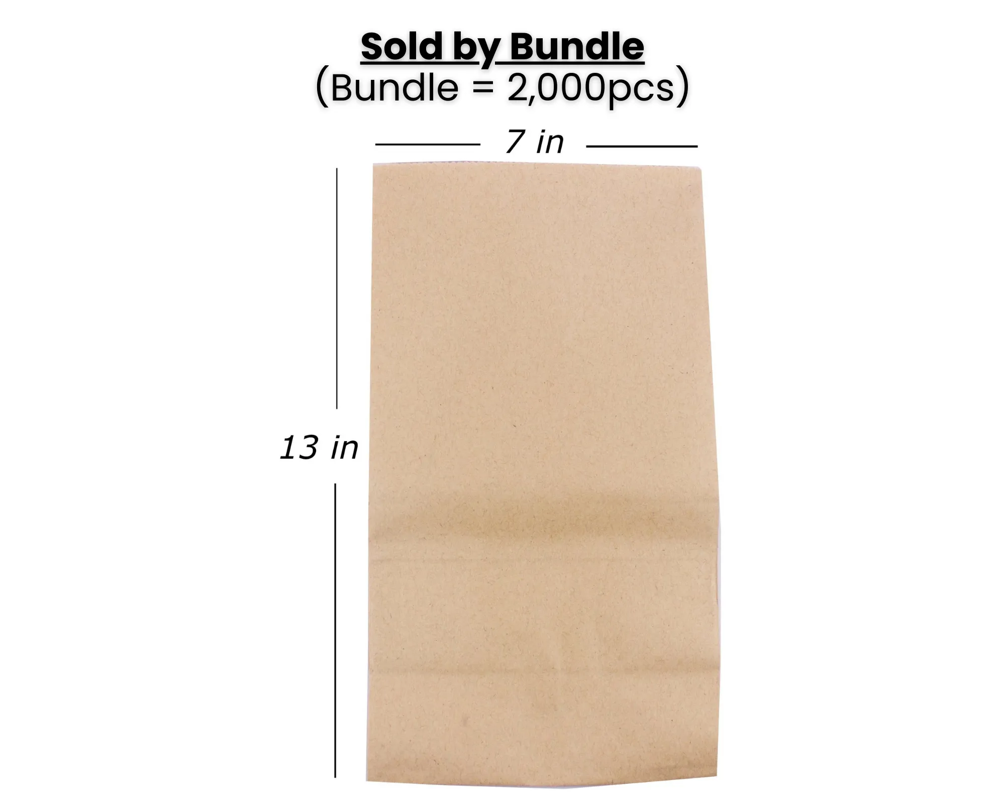 Expanding Brown Paper Bag No. 12 (2000pcs)