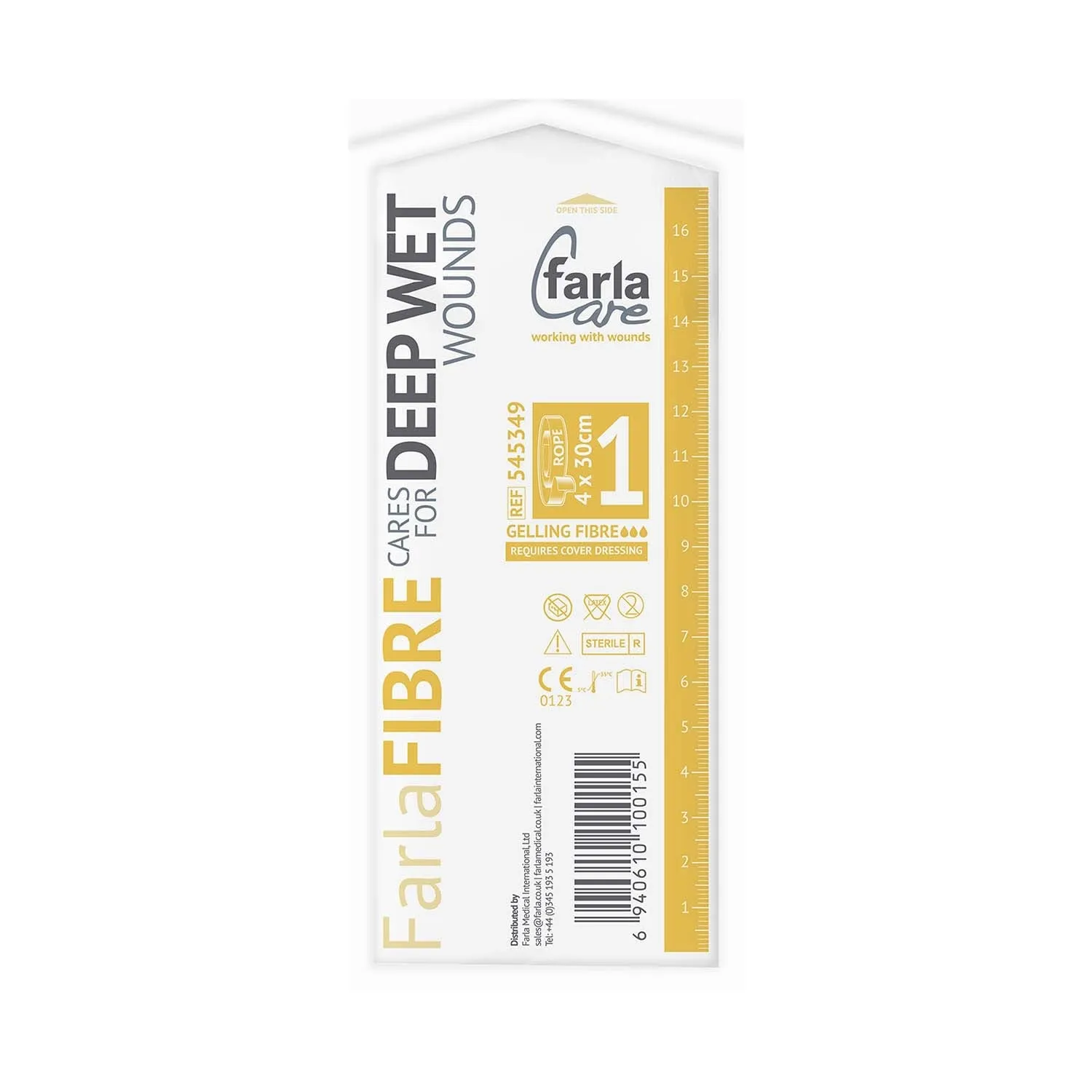 FarlaFIBRE Gelling Fibre | 4 x 30cm | Rope | Pack of 5