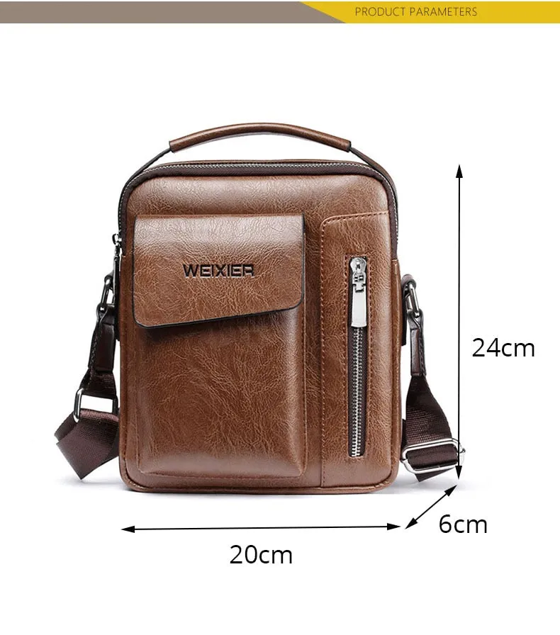 Fashion Men Shoulder  Business Messenger Bags