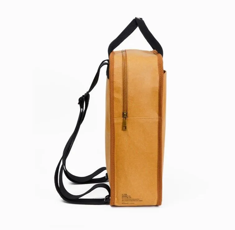 FineWorld Washable Kraft Paper Backpack Men-Women