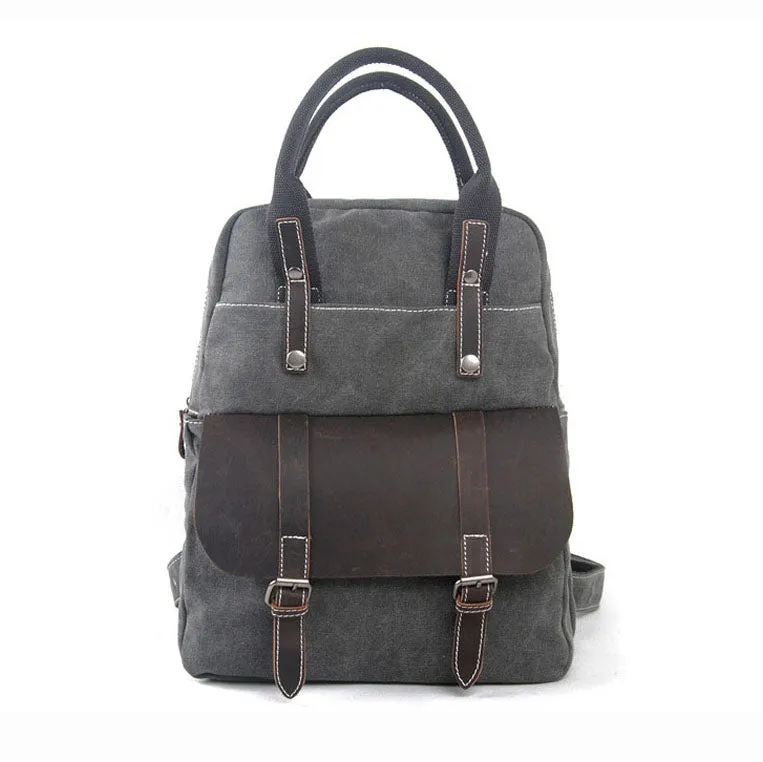 Flash Sale Waxed Canvas Backpack/Rucksack, School Backpack, Travel Backpack